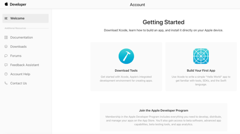 Come creare un account sviluppatore Apple